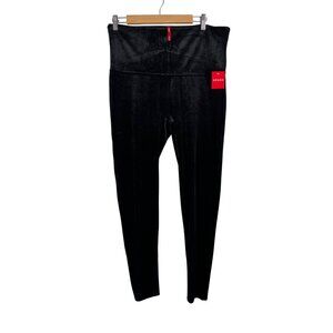 Spanx Plus Size 2X Velvet High-Waisted‎ Leggings Black Soft Stretchy Luxury Feel